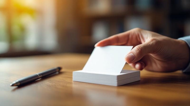 Handzeichen über einer Liste von Anbieterkarten, konzentrierte Auswahlentscheidung